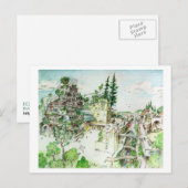 Green Downtown Briefkaart (Voorkant / Achterkant)