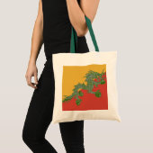 Green Dragon Bag Tote Bag (Voorkant (product))