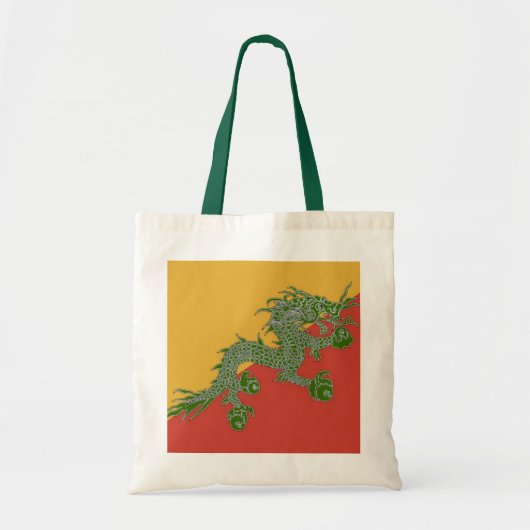 Green Dragon Bag Tote Bag (Voorkant)