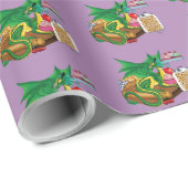 Green Dragon banketbakker Cadeaupapier (Rol Hoek)
