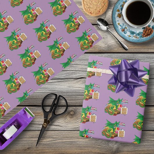 Green Dragon banketbakker Cadeaupapier