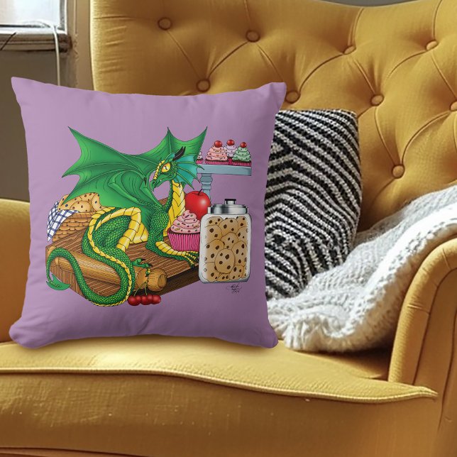 Green Dragon banketbakker Kussen (Creator heeft geüpload)