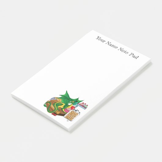 Green Dragon banketbakker Post-it® Notes (Schuin)