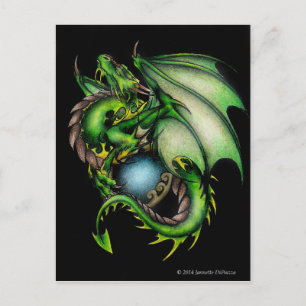 Green Dragon Circle.jpeg Briefkaart
