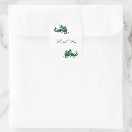 Green Dragon Dank u Stickers (Tas)