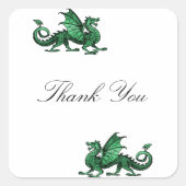 Green Dragon Dank u Stickers (Voorkant)