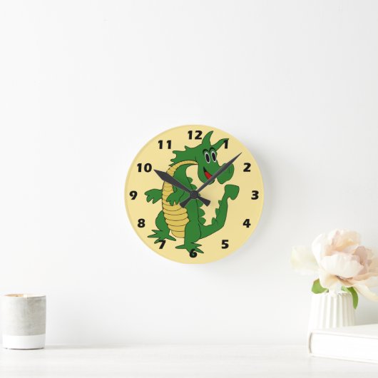 Green Dragon Design Ronde Klok (Huis)