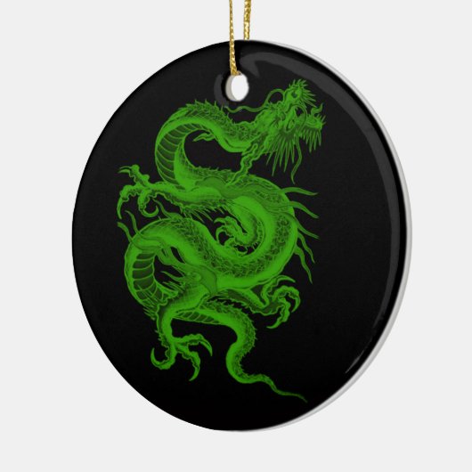 Green Dragon Draco Ornament (Links)