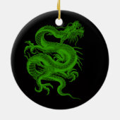 Green Dragon Draco Ornament (Achterkant)