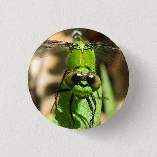 "Green Dragon" Eco Pin Ronde Button 3,2 Cm