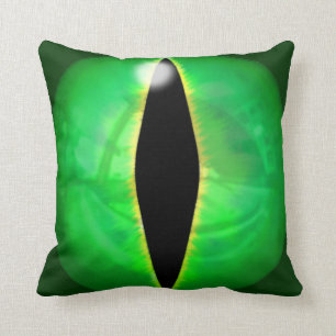 Green Dragon Eye Kussen