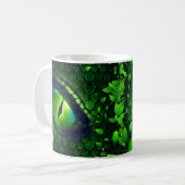 Green Dragon Eye Persoonlijke koffie Mok, Cup Koffiemok (Voorkant links)