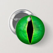 Green Dragon Eye Ronde Button 5,7 Cm (Voorkant /achterkant)