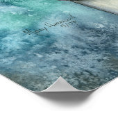 Green Dragon Fantasy Art print van Molly Harrison (Hoek)