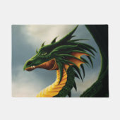 Green Dragon Fantasy Deurmat (Voorkant)