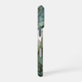 Green Dragon Faux-Glas in lood iPhone Hoesje (Rechterkant)