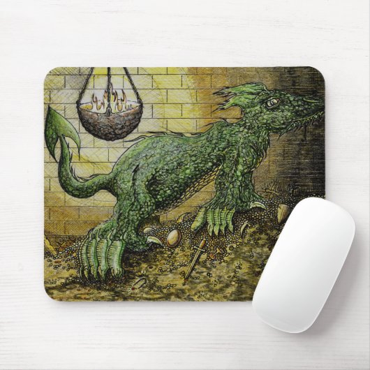 Green Dragon Guardian Muismat (Met muis)
