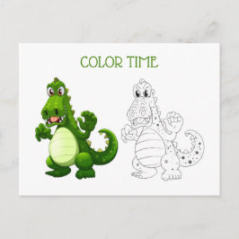 Green Dragon kleuractiviteit Briefkaart