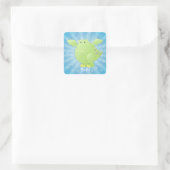 Green Dragon Monster Aangepaste Stickers (Tas)