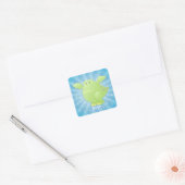 Green Dragon Monster Aangepaste Stickers (Envelop)