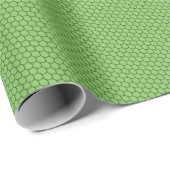 GREEN DRAGON SCALES PATTERN Novelty Cadeaupapier (Rol Hoek)