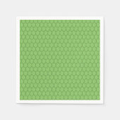 GREEN DRAGON SCALES PATTERN Novelty Servet (Voorkant)