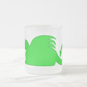 Green Dragon Silhouette Matglas Koffiemok (Center)