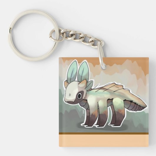 Green dragon sleutelhanger (voorkant)
