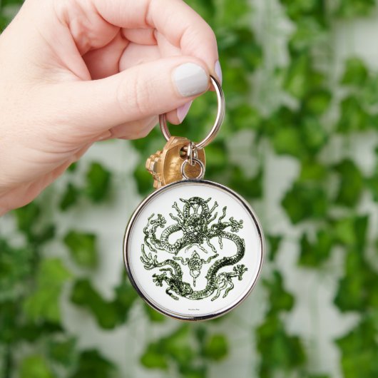 Green Dragon Sleutelhanger (Hand)