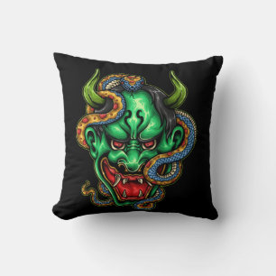 Green Dragon-Tattoo Kussen