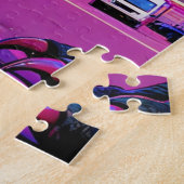 Green Dragon vs Dinosaur Legpuzzel (Zijkant)