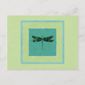 Green Dragonfly Briefkaart (Voorkant)