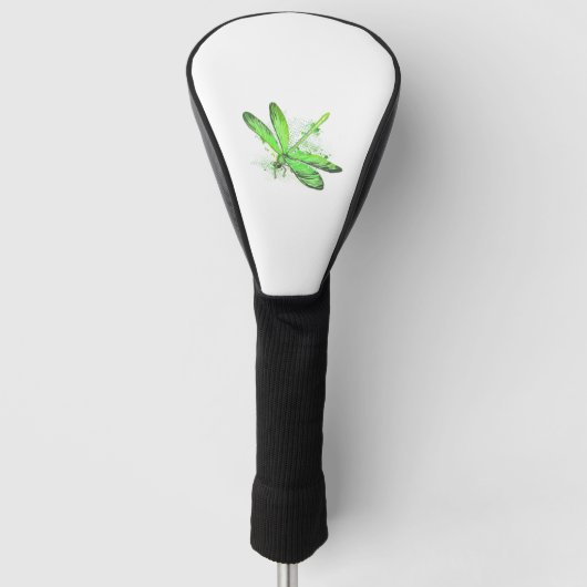 Green Dragonfly Golfheadcover (Voorkant)