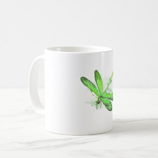 Green Dragonfly Koffiemok (Voorkant links)