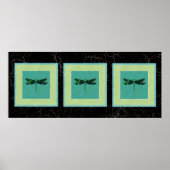 Green Dragonfly Poster (Voorkant)