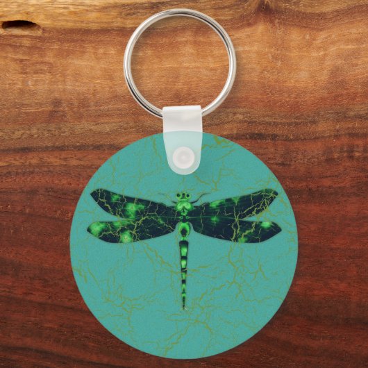 Green Dragonfly Sleutelhanger (Voorkant)