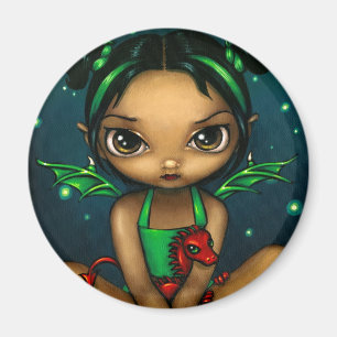 "Green Dragonling" Magnet