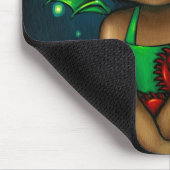 "Green Dragonling" Mousepad Muismat (Hoek)