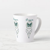 Green Dream Catcher & Butterfly Latte Mok (Rechterhoek)