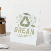 Green Dream Reclamebord Met Voetstuk (Insitu)