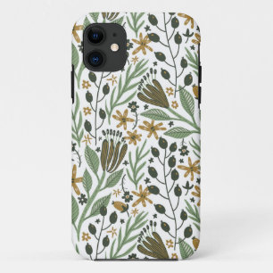 Green Dreamweaver Floral Pattern Case-Mate iPhone Case