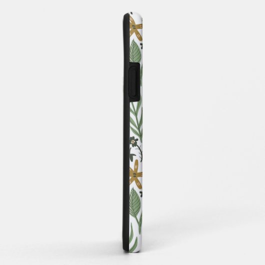 Green Dreamweaver Floral Pattern Case-Mate iPhone Case (Achterkant/rechts)