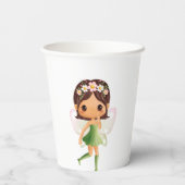 Green Dress Fairy Papieren Bekers (Achterkant)