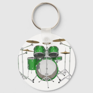 Green Drum Kit: Sleutelhanger