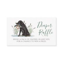 Green Duck Dog Luier Raffle Kaart