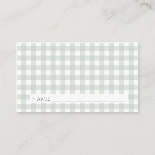 Green Duck Dog Luier Raffle Kaart (Achterkant)