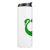 Green Duck Thermosbeker (Gedraaid links)
