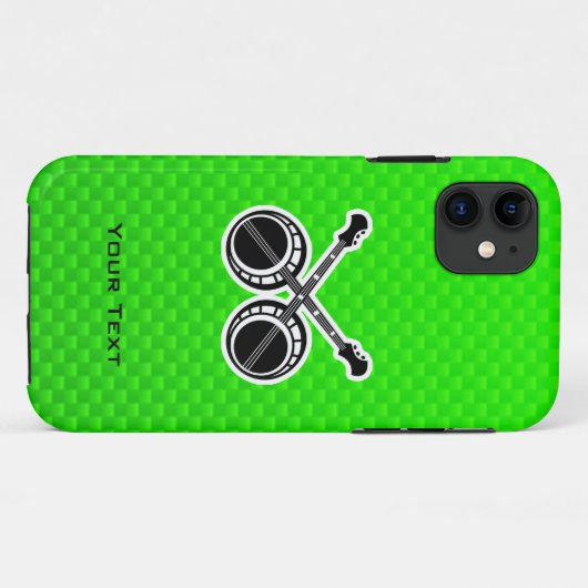 Green Dueling Banjos Case-Mate iPhone Case (Achterkant (horizontaal))