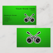 Green Dueling Banjos Visitekaartje (Voorkant / Achterkant)