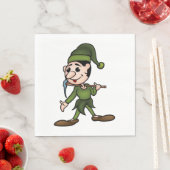 Green Dwarf Napkins Servet (Insitu)